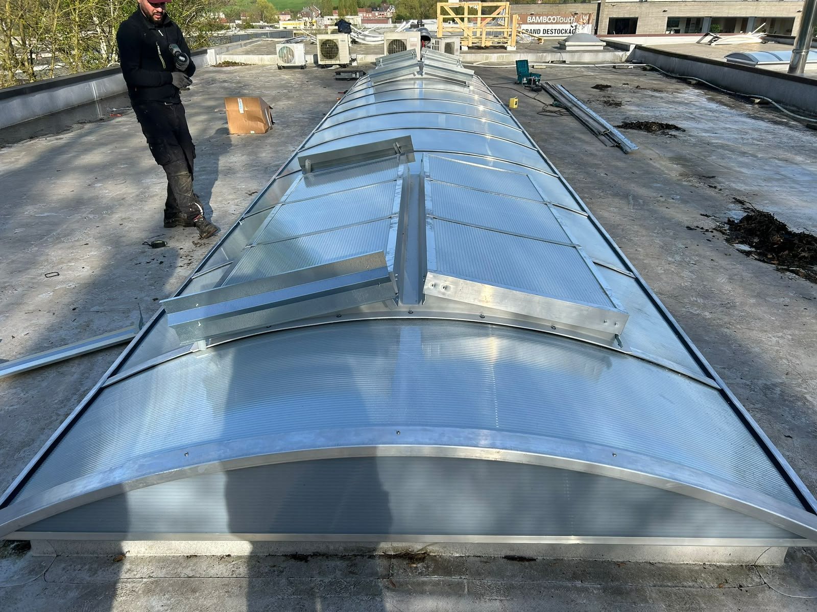 Photo : membrane d'étanchéité